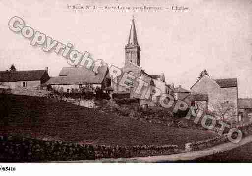 Ville de SAINTLEGERSOUSBEUVRAY, carte postale ancienne