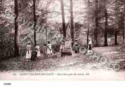 Ville de SAINTVALERYENCAUX, carte postale ancienne