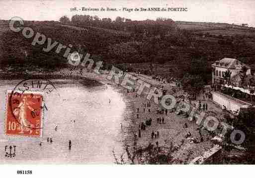 Ville de SAINTEANNEDUPORTZIC, carte postale ancienne