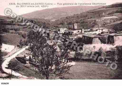 Ville de SAINTECROIXENJAREZ, carte postale ancienne