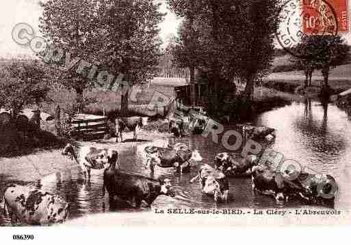 Ville de SELLESURLEBIED(LA), carte postale ancienne