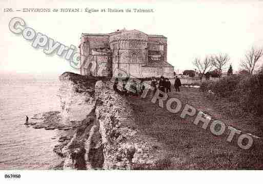Ville de TALMONT, carte postale ancienne