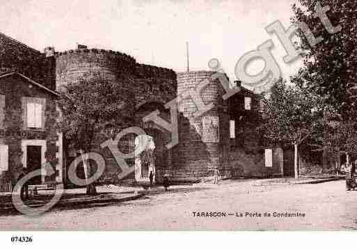 Ville de TARASCON, carte postale ancienne