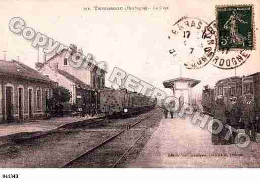 Ville de TERRASSONLAVILLEDIEU, carte postale ancienne