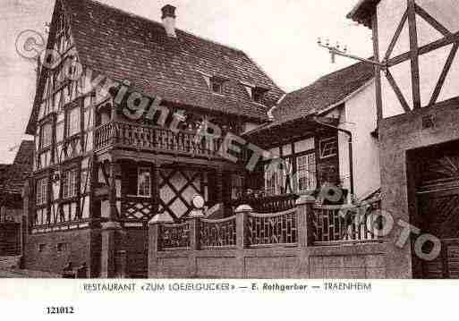 Ville de TRAENHEIM, carte postale ancienne