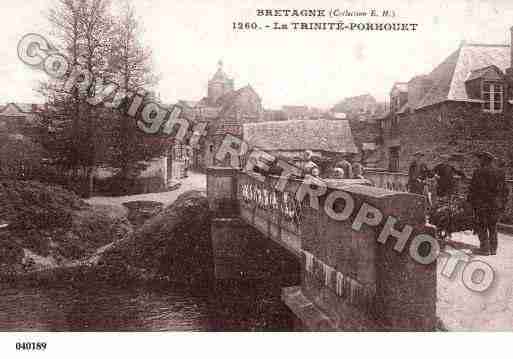 Ville de TRINITEPORHOET(LA), carte postale ancienne