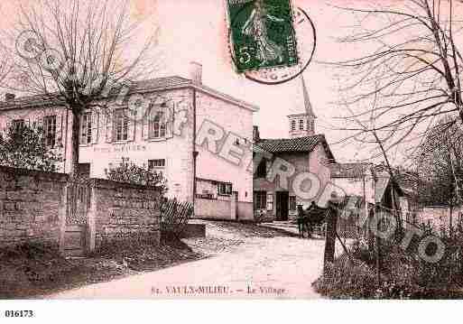 Ville de VAULXMILIEU, carte postale ancienne