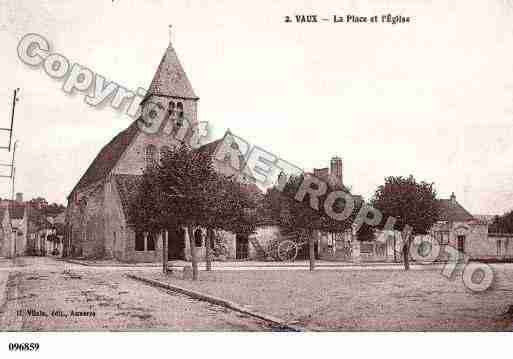 Ville de VAUXSURYONNE, carte postale ancienne