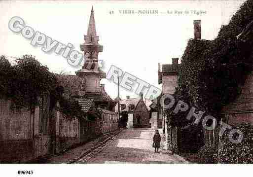 Ville de VIEUXMOULIN, carte postale ancienne