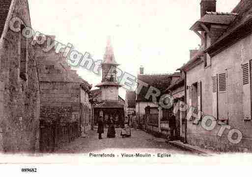 Ville de VIEUXMOULIN, carte postale ancienne