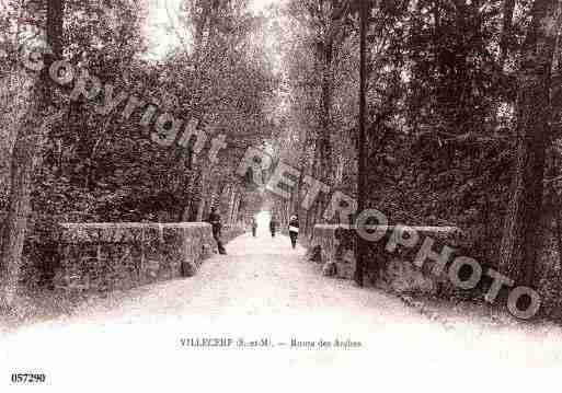 Ville de VILLECERF, carte postale ancienne