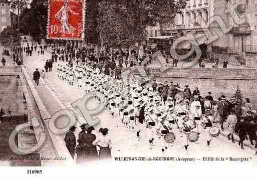 Ville de VILLEFRANCHEDEROUERGUE, carte postale ancienne