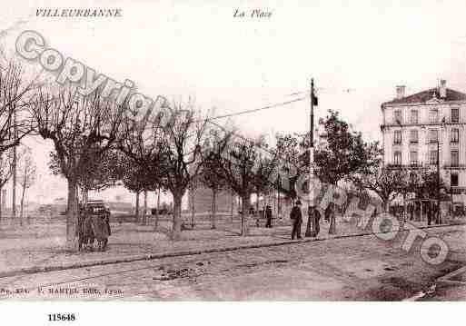 Ville de VILLEURBANNE, carte postale ancienne