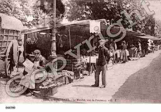 Ville de VINCENNES, carte postale ancienne