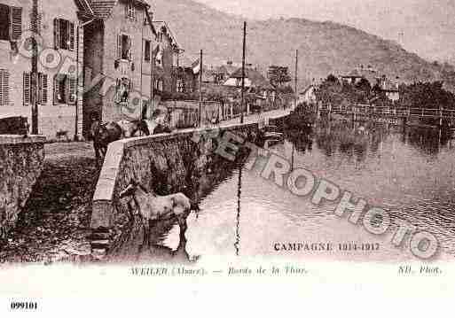 Ville de WILLER, carte postale ancienne