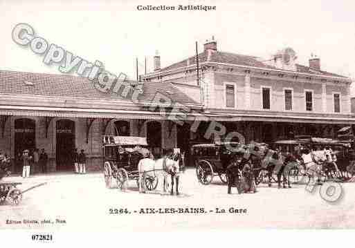 Ville de AIXLESBAINS, carte postale ancienne