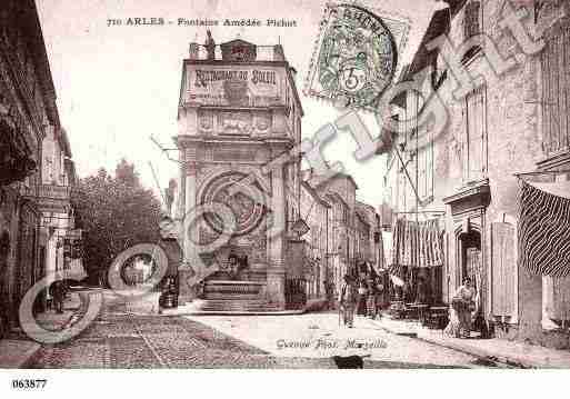 Ville de ARLES, carte postale ancienne