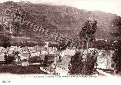 Ville de ARRENSMARSOUS, carte postale ancienne