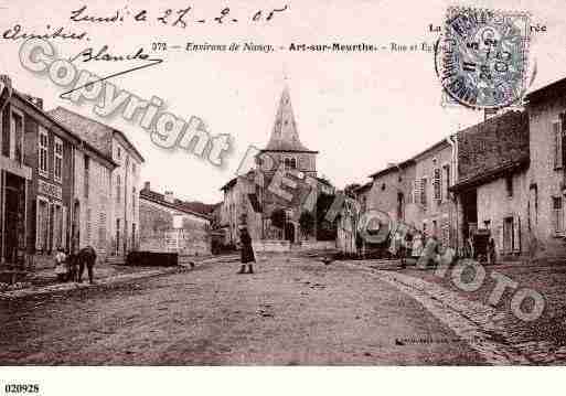 Ville de ARTSURMEURTHE, carte postale ancienne