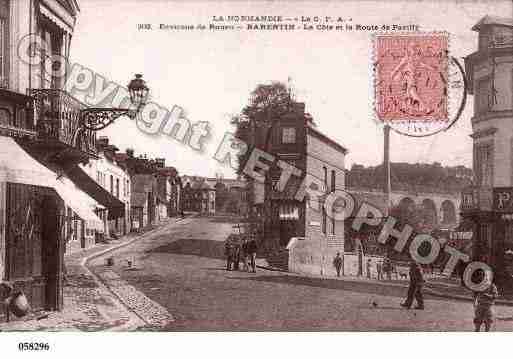 Ville de BARENTIN, carte postale ancienne