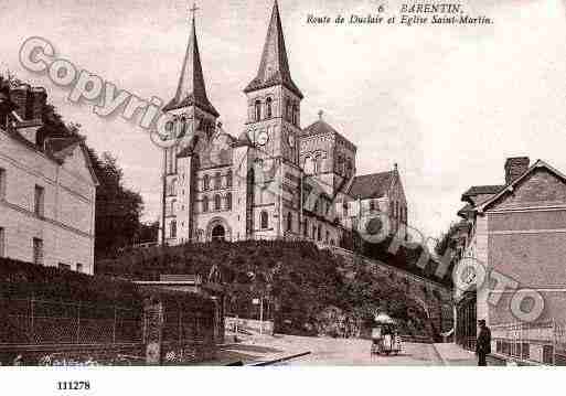 Ville de BARENTIN, carte postale ancienne
