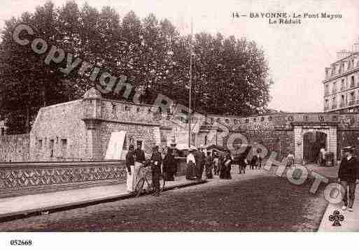 Ville de BAYONNE, carte postale ancienne