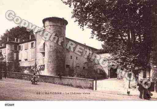 Ville de BAYONNE, carte postale ancienne