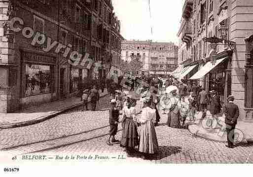 Ville de BELFORT, carte postale ancienne