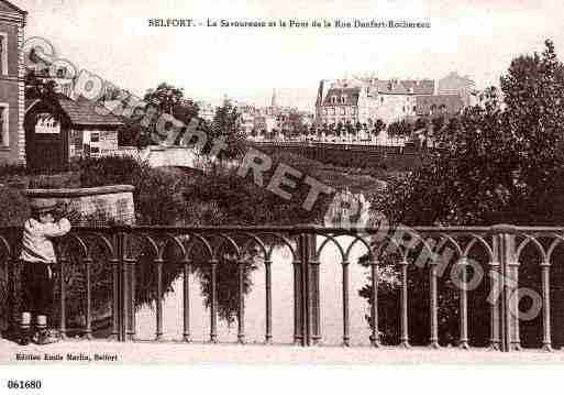 Ville de BELFORT, carte postale ancienne