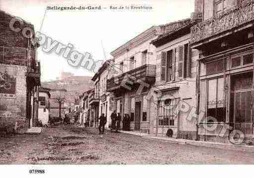 Ville de BELLEGARDE, carte postale ancienne