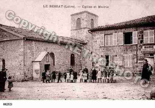 Ville de BESSAT(LE), carte postale ancienne