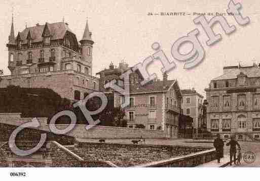 Ville de BIARRITZ, carte postale ancienne