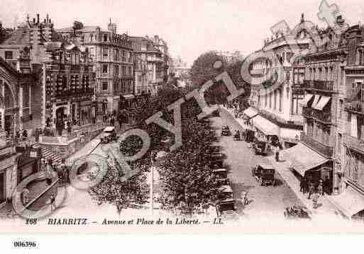 Ville de BIARRITZ, carte postale ancienne