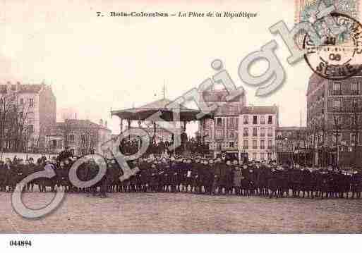 Ville de BOISCOLOMBES, carte postale ancienne