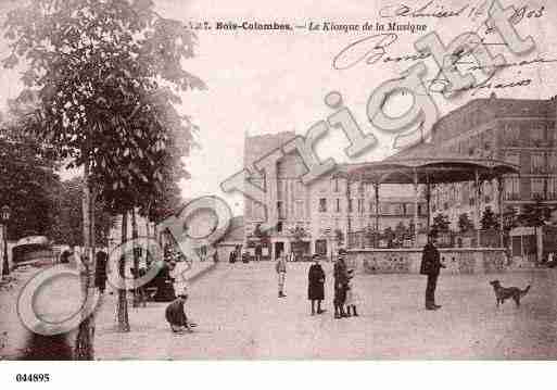 Ville de BOISCOLOMBES, carte postale ancienne