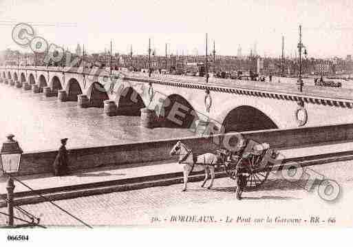 Ville de BORDEAUX, carte postale ancienne