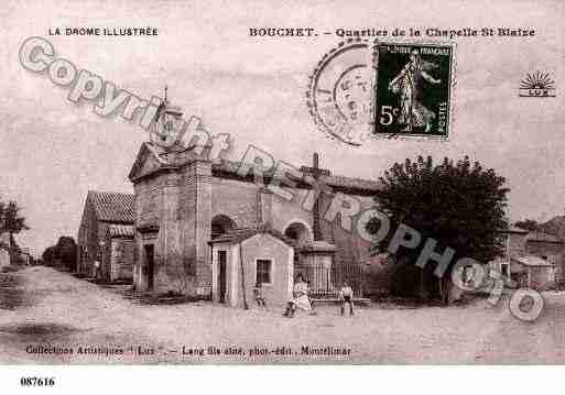 Ville de BOUCHET, carte postale ancienne