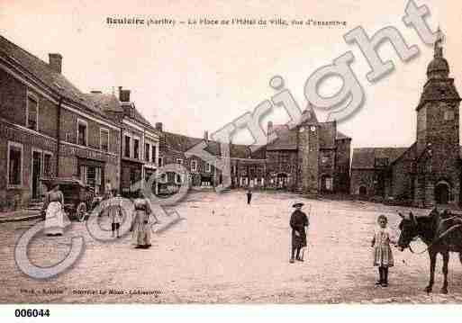 Ville de BOULOIRE, carte postale ancienne