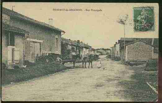 Ville de BRABANTENARGONNE, carte postale ancienne