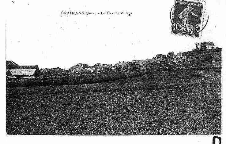 Ville de BRAINANT, carte postale ancienne