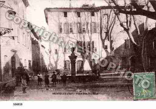 Ville de BRIGNOLES, carte postale ancienne