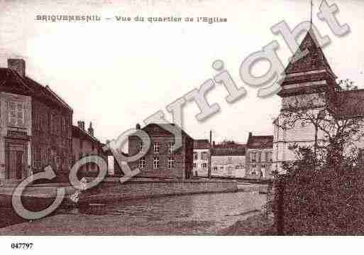 Ville de BRIQUEMESNILFLOXICOURT, carte postale ancienne