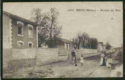 Ville de BRON, carte postale ancienne Ville de BRON, carte postale ancienne