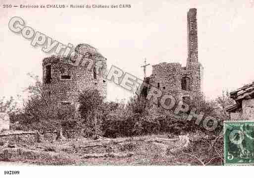 Ville de CARS(LES), carte postale ancienne