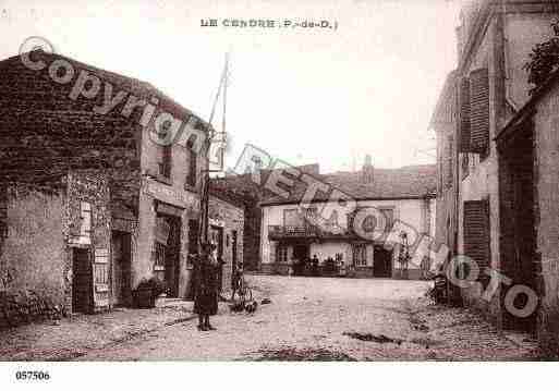 Ville de CENDRE(LE), carte postale ancienne