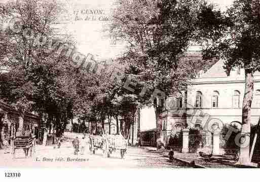 Ville de CENON, carte postale ancienne