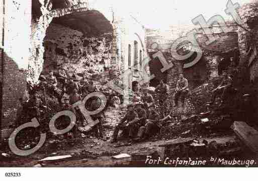 Ville de CERFONTAINE, carte postale ancienne Ville de CERFONTAINE, carte postale ancienne