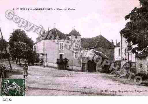 Ville de CHEILLYLESMARANGES, carte postale ancienne