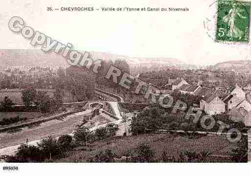 Ville de CHEVROCHES, carte postale ancienne