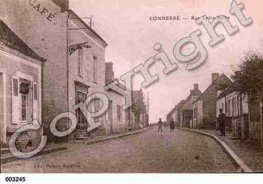 Ville de CONNERRE, carte postale ancienne